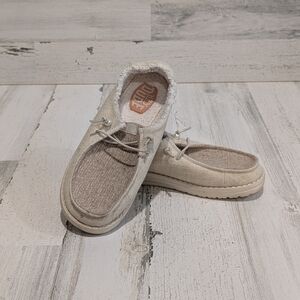 Hey Dude Beige Casual Shoes